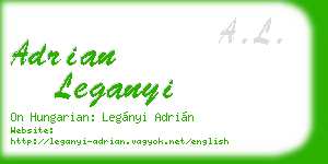 adrian leganyi business card